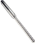 Rouge Vibrating Stainless Steel Urethral Probe - Silver