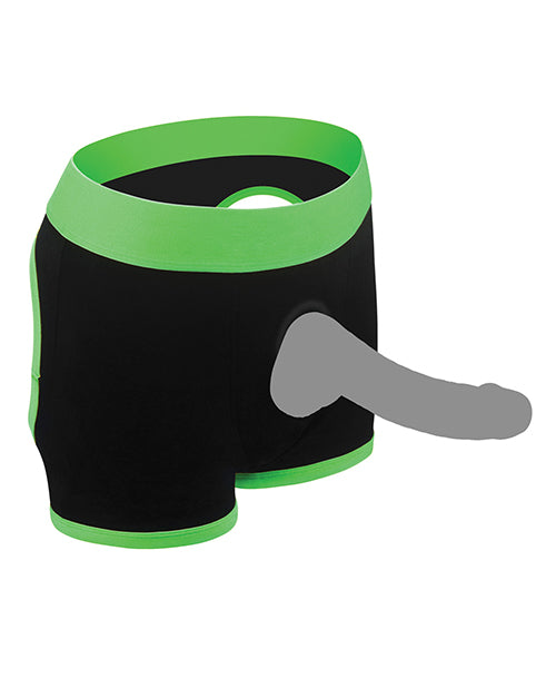 Get Lucky Strap On Boxers Black/Green