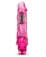 Naturally Yours Wild Ride Vibrating Dildo 9in - Pink