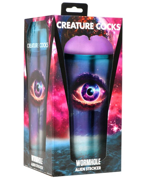 Creature Cocks - Wormhole Alien Stroker - Purple/Black