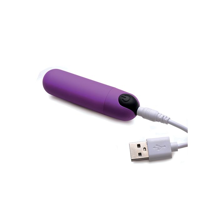 BANG! Vibrating Bullet with Remote Control Purple