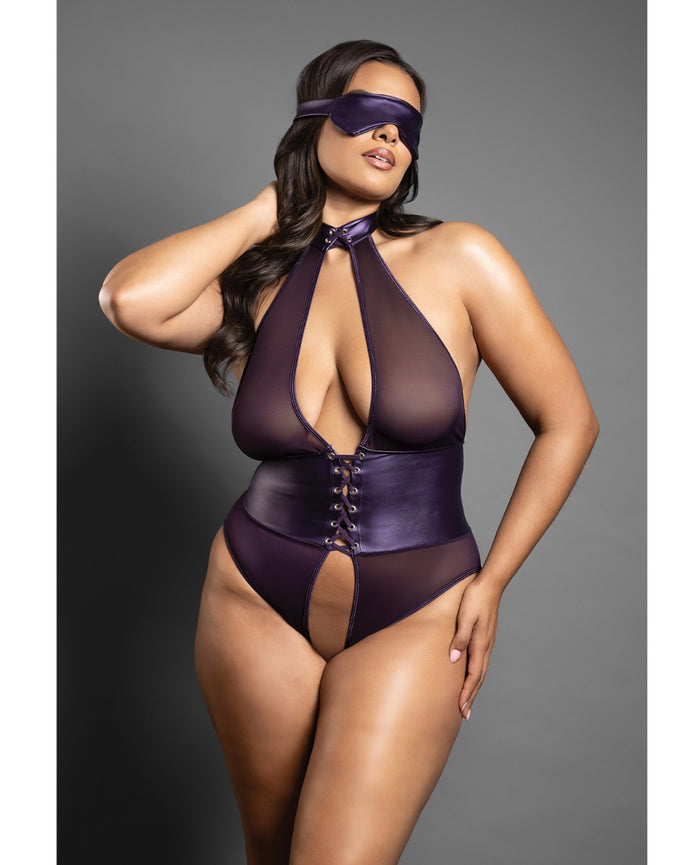 Domina Halter Teddy Purple QN