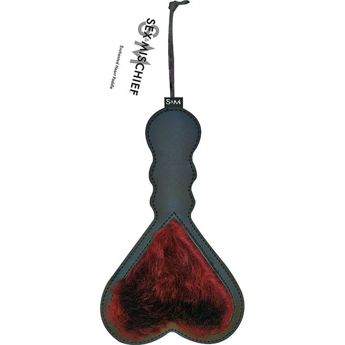 SS Enchanted Heart Paddle Dual-Sided Burgundy