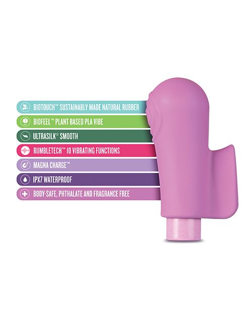 Blush Gaia Eco Delight Bullet Vibrator and Sleeve Purple