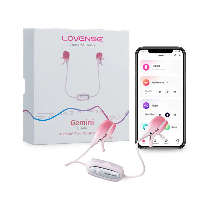 Lovense Gemini Bluetooth Nipple Clamps