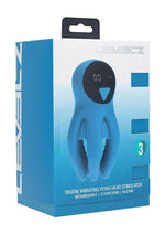 Levelz Digital Vibrating Silicone Rechargeable Penis Head Stimulator with Tentacles