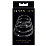 SS Rubber O-Ring 4PK Black