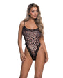 Fierce Lace Teddy - Leopard