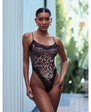 Fierce Lace Teddy - Leopard