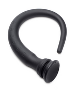 Hosed Tapered Silicone Hose Flexible Anal Play 18in - Black