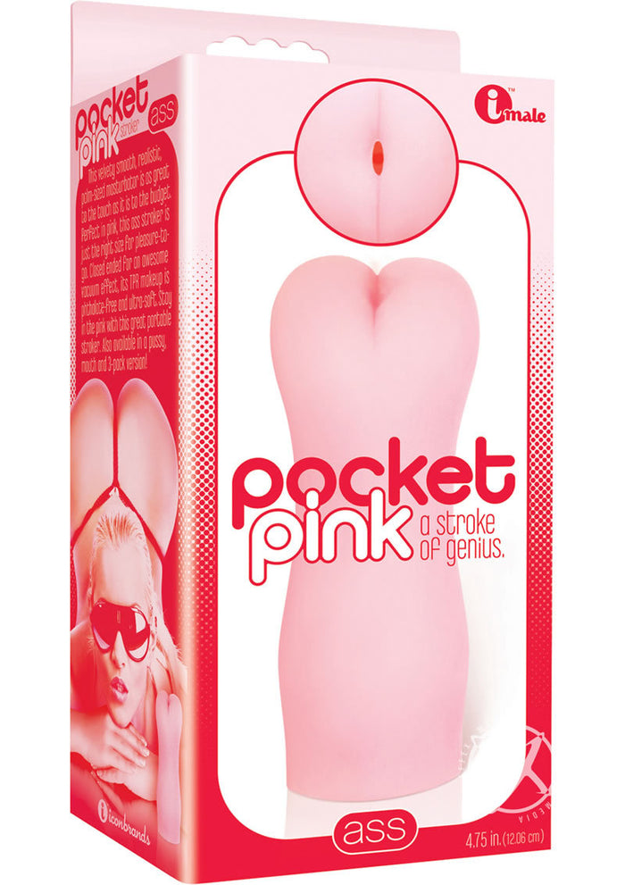 The 9's - Pocket Pink Mini Ass Masturbator - Pink