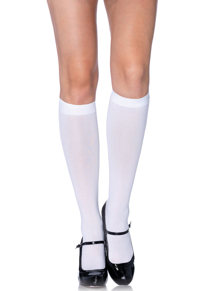 Nylon Knee High O/S 2 Colors