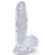 King Cock Clear 5" Cock w/Balls