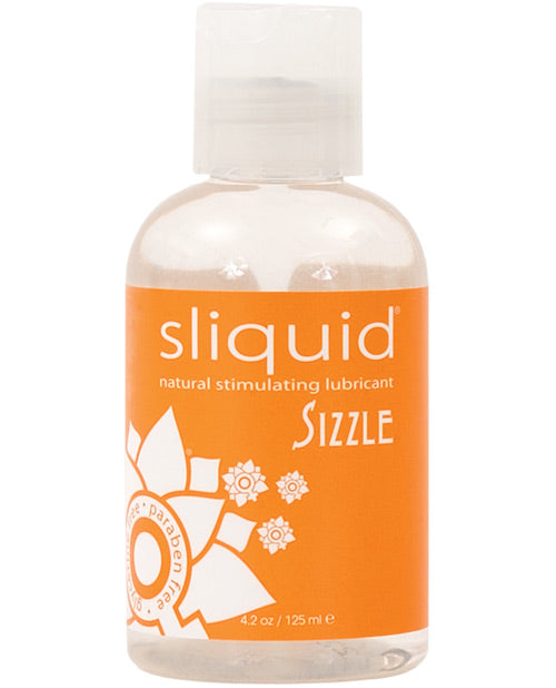 Sliquid Sizzle Warming Lube Glycerine & Paraben Free - 4.2 oz Bottle