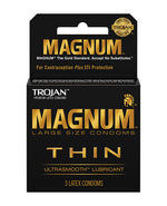 Trojan Magnum Thin Condoms - Box of 3