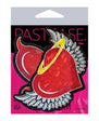 Pastease Angel & Devil Glitter Heart - Red O/S