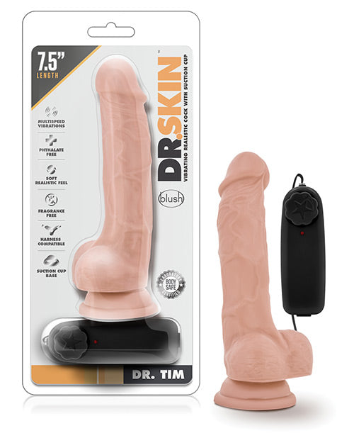 Dr. Tim 7.5" Cock w/Suction Cup - Vanilla