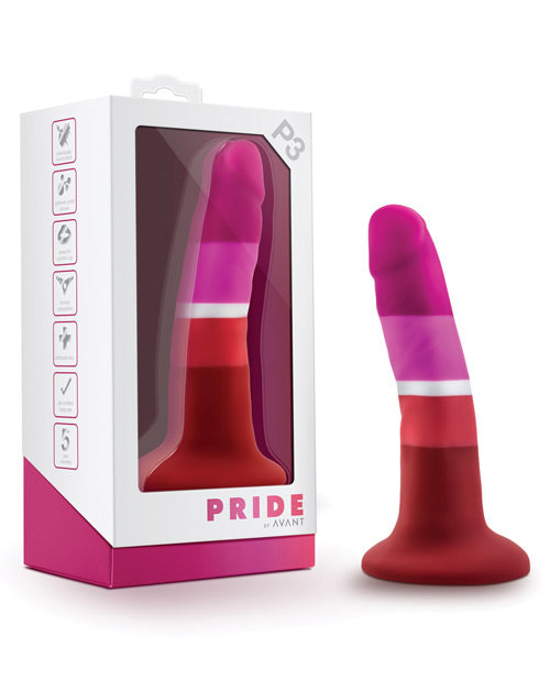 Blush Avant P3 Lesbian Pride Silicone Dong - Beauty