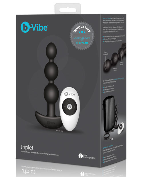 b-Vibe Remote Triplet Anal Beads