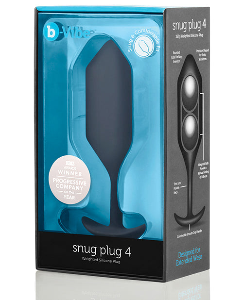 b-Vibe Snug Plug 4 - .257g Black
