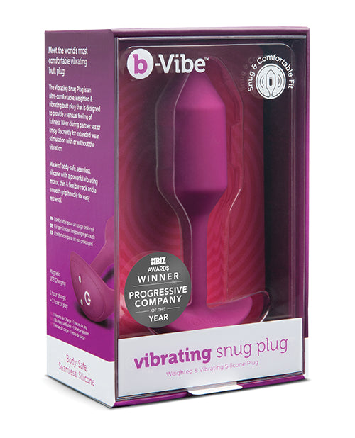 b-Vibe Vibrating Weighted Snug Plug M