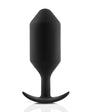 b-Vibe Weighted Snug Plug 6 - .515 g Black