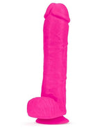 Au Naturel Bold - Big John Dildo with Suction Cup and Balls - 11in Pink