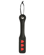 12" Leather Heart Impression Paddle