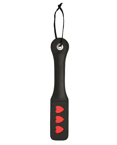 12" Leather Heart Impression Paddle