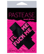 Pastease Fuck Me Crosses Black/Pink