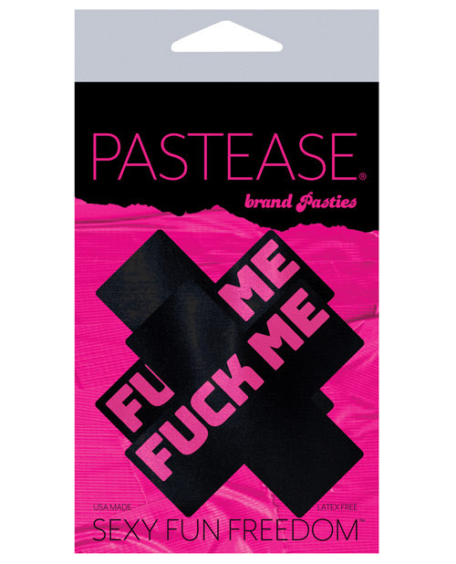 Pastease Fuck Me Crosses Black/Pink