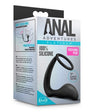 Anal Adventures - Platinum Silicone Cock Ring and Butt Plug
