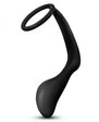 Anal Adventures - Platinum Silicone Cock Ring and Butt Plug