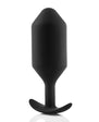 b-Vibe Weighted Snug Plug 6 - .515 g Black