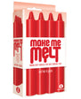 The 9's Make Me Melt Sensual Warm Drip Candles - Pack of 4