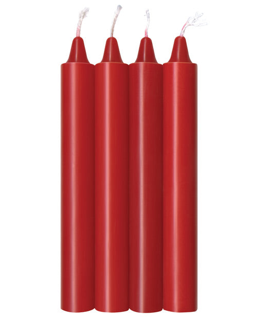 The 9's Make Me Melt Sensual Warm Drip Candles - Pack of 4