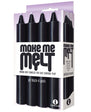 The 9's Make Me Melt Sensual Warm Drip Candles - Pack of 4