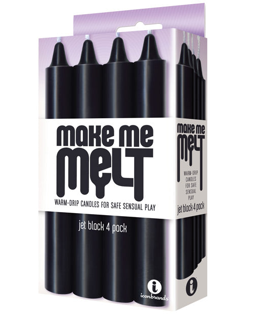 The 9's Make Me Melt Sensual Warm Drip Candles - Pack of 4