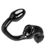 Oxballs Tailpipe Chastity CockLock & Asslock Butt Plug - Black