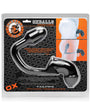 Oxballs Tailpipe Chastity CockLock & Asslock Butt Plug - Black