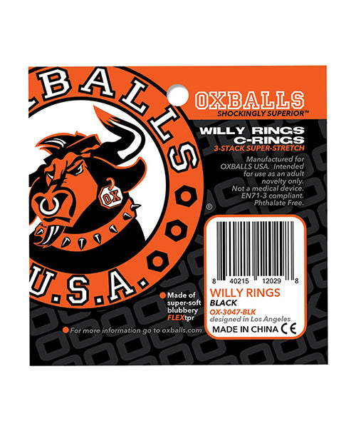 Oxballs Willy Rings - Pack of 3