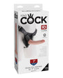 King Cock Strap On Harness with 7" Cock