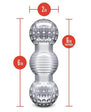 Rize Feelz Dual End Masturbator - Clear