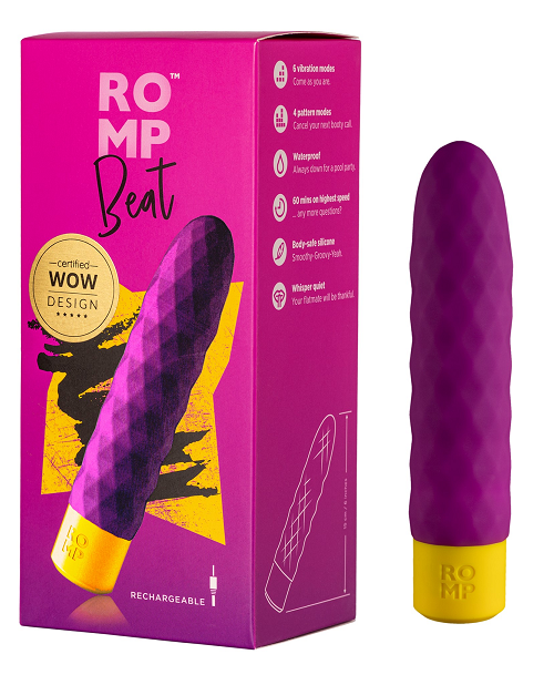 ROMP Beat Bullet Vibrator Light Purple