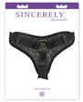 Midnight by Sportsheets Lace Strap-On - Black