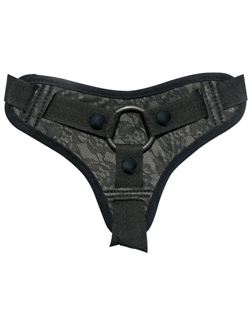 Midnight by Sportsheets Lace Strap-On - Black