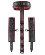 Saffron Neck & Wrist Restraint - Red/Black