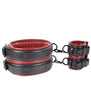 Saffron Thigh & Wrist Cuff Set - Red/Black
