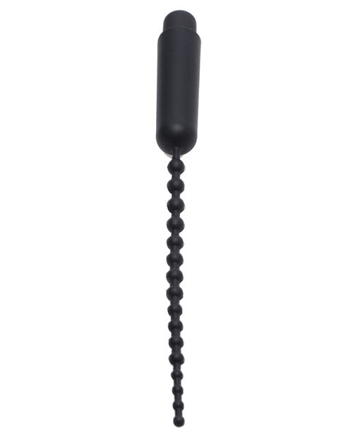 Master Series Dark Rod Vibrating Beaded Silicone Sound