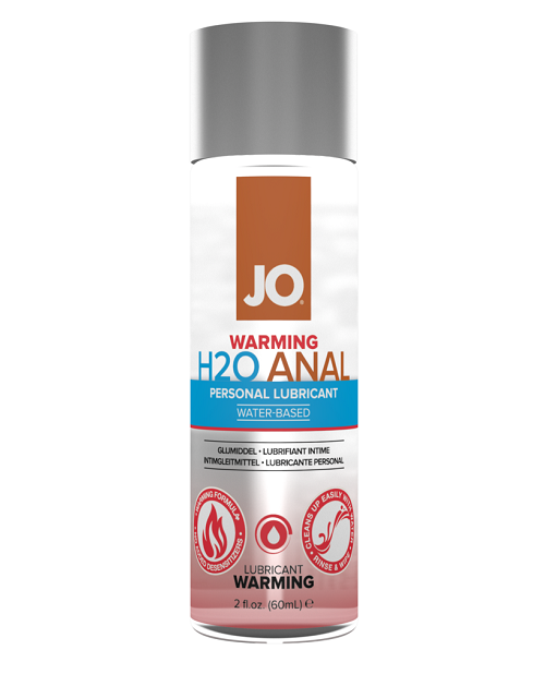 JO® H2O ANAL WARMING 2 Sizes Avail